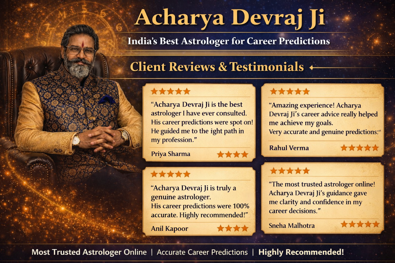 Best Astrologer Reviews for Career Prediction