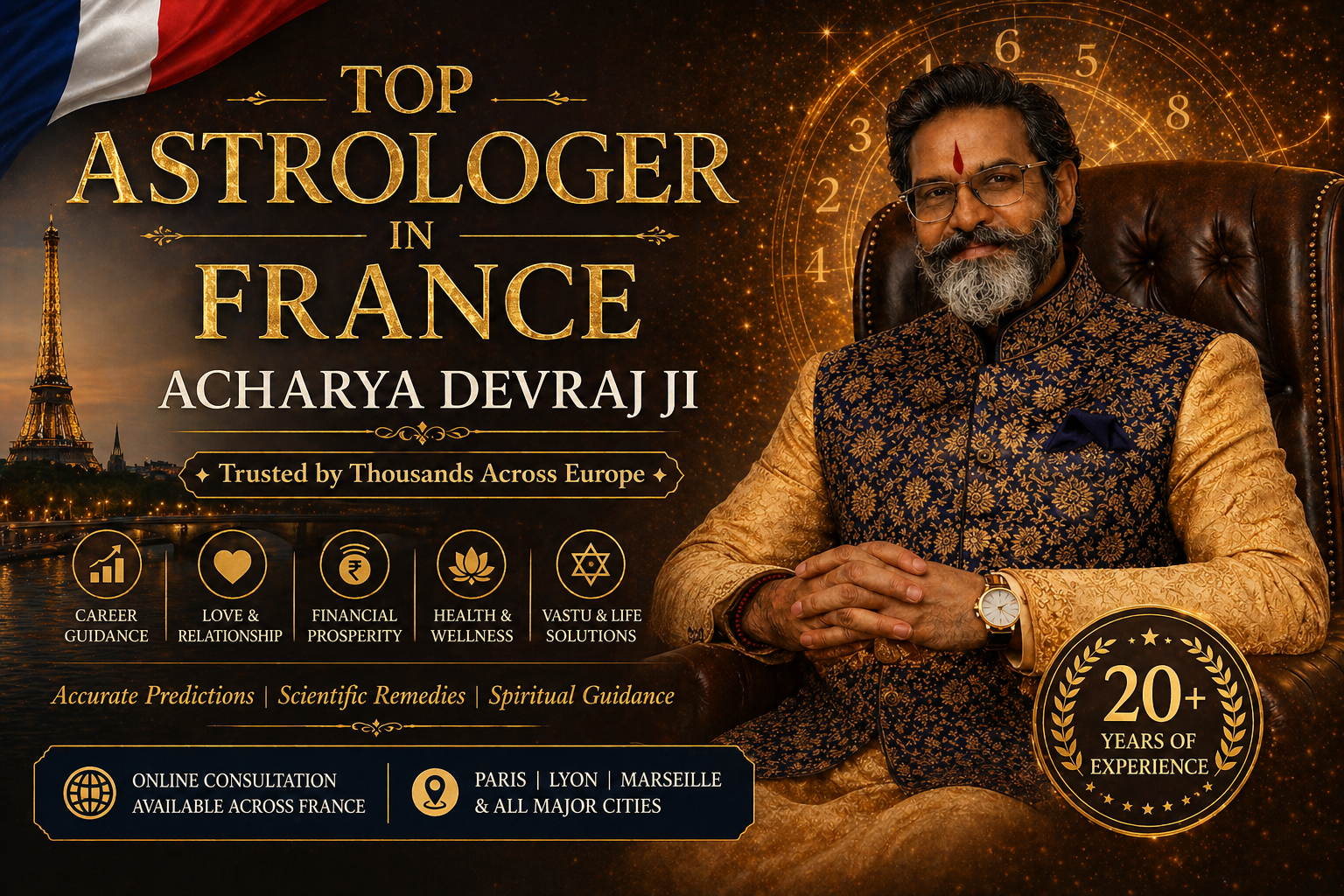 The Rising Popularity of Acharya Devraj Ji as Frances Preferred Astrologer